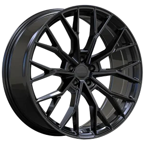 Ruffino Wheels – Alpine – Black – 22″x9″ 35mm – All weather Wheels – RUF722203